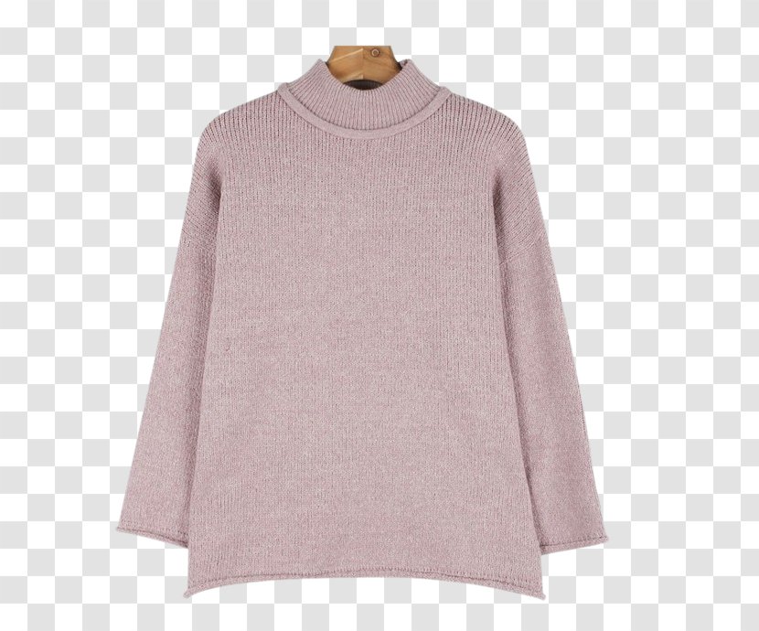 Sleeve T-shirt Sweater Camisa Slim De Mezcla Lino Guess - Shoulder - Fluffy Alpaca Transparent PNG