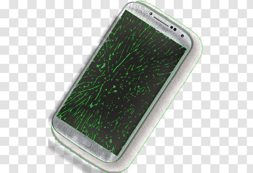Telephone Mobile Phone Accessories Smartphone Portable Communications Device Samsung Galaxy - Electronics - Broken Glass Transparent PNG