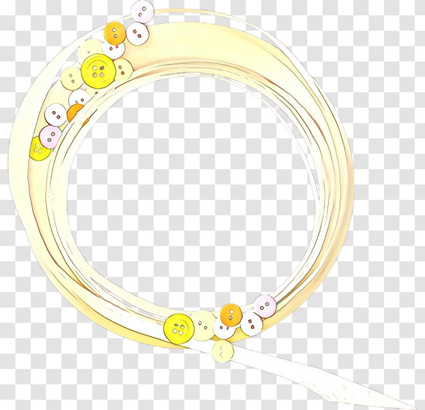 Yellow Bracelet Fashion Accessory Jewellery Body Jewelry - Metal Bangle Transparent PNG