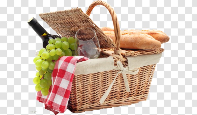 Picnic Barbecue Stock Photography Wine Basket - Gift Transparent PNG