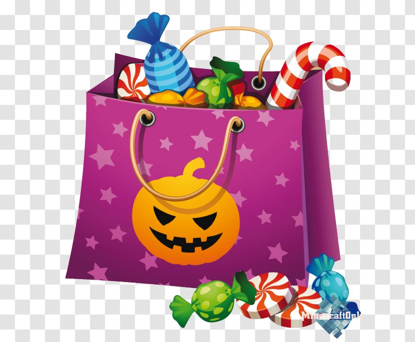 Candy Cane Halloween Trick-or-treating Clip Art - Food Transparent PNG