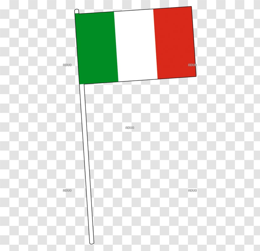 Flag Of Italy Red Fahne - Color Transparent PNG