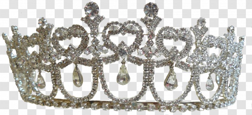 Tiara Crown Of Queen Elizabeth The Mother Imitation Gemstones & Rhinestones Diadem - Pink Transparent PNG