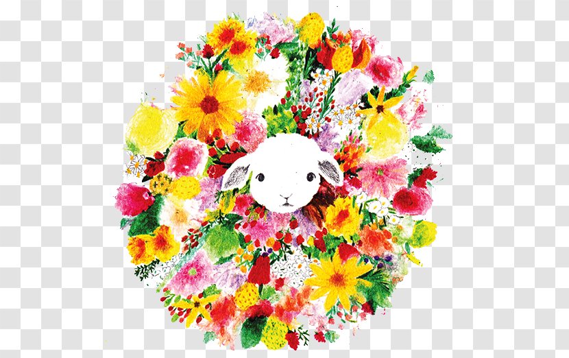 Floral Design Oil Pastel Illustrator Flower Illustration - Chrysanths - Bouquet Of White Dog Transparent PNG
