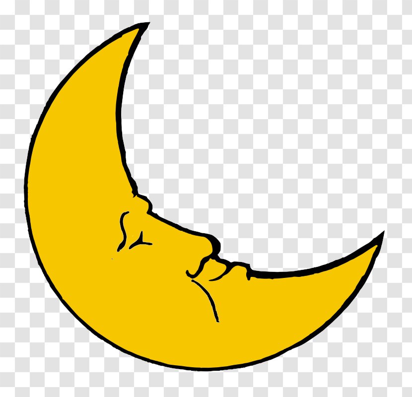 Moon Lunar Phase Free Content Clip Art - Beak - Crescent And Star Pictures Transparent PNG