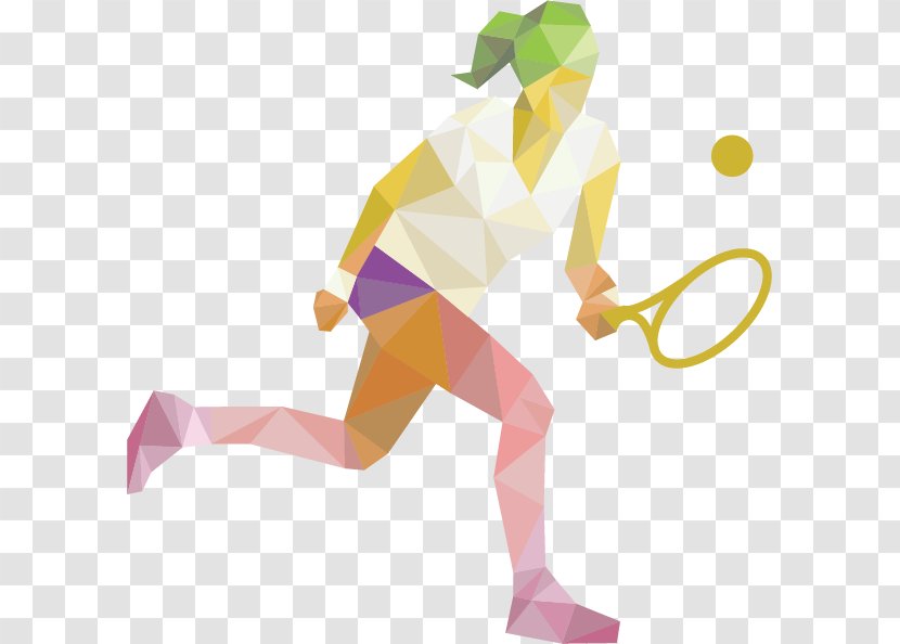 The Championships, Wimbledon Tennis Player Racket - Geometric Transparent PNG