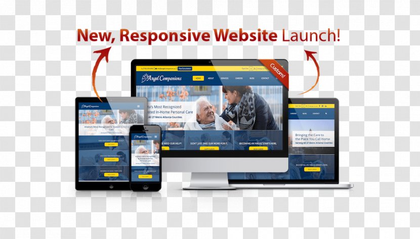Responsive Web Design Online Advertising Interior Services - Page Layout Transparent PNG