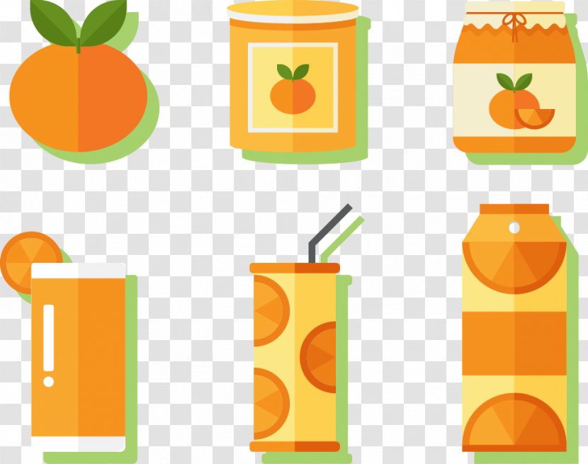 Orange Juice Tomato Strawberry - Drink - Vector Transparent PNG