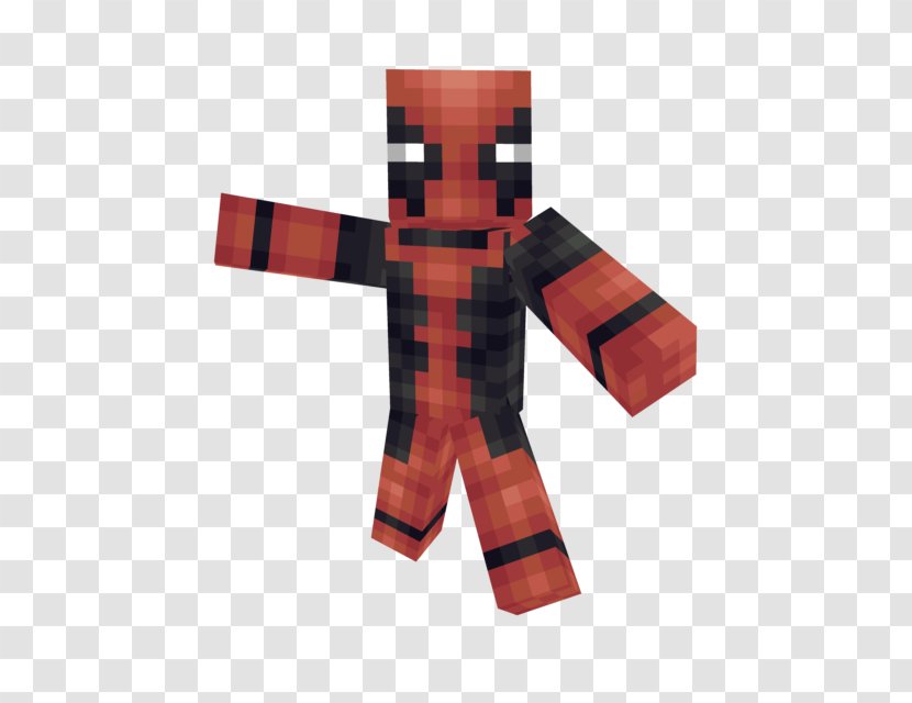 Minecraft: Pocket Edition Deadpool Iron Man Marvel Comics - Minecraft - Paper Craft Transparent PNG