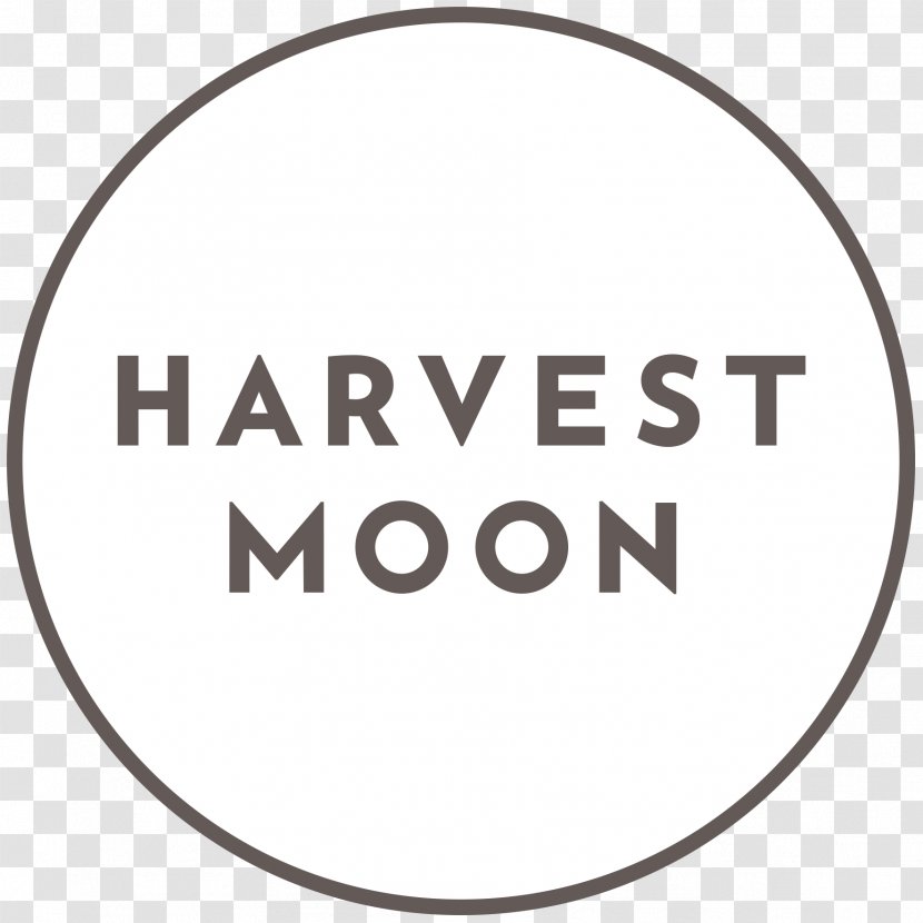 Logo Brand Harvest Moon Circle Font - Text Transparent PNG