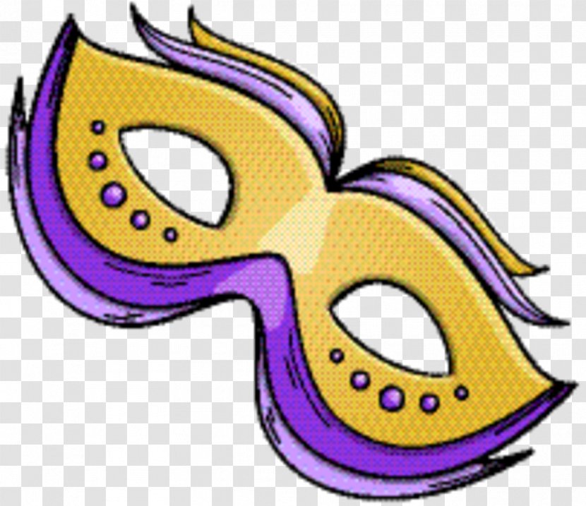 Character Cartoon Headgear Purple Line - Meter - Mardi Gras Costume Transparent PNG