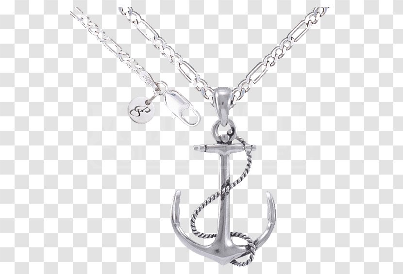 Charms & Pendants Earring Necklace Silver Chain - Anchor Transparent PNG