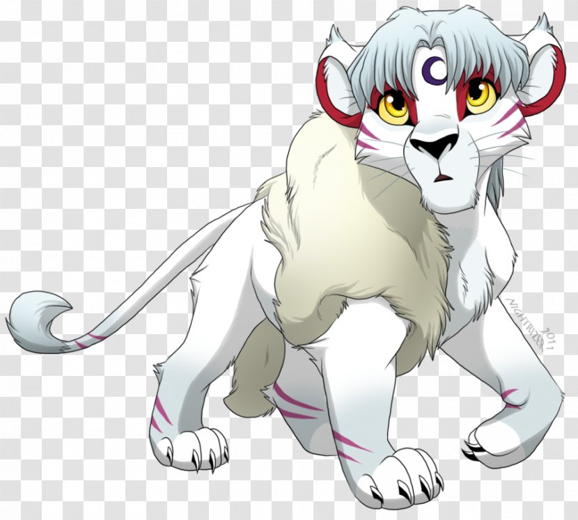 Lion Sesshōmaru Whiskers Cartoon Drawing - Watercolor Transparent PNG