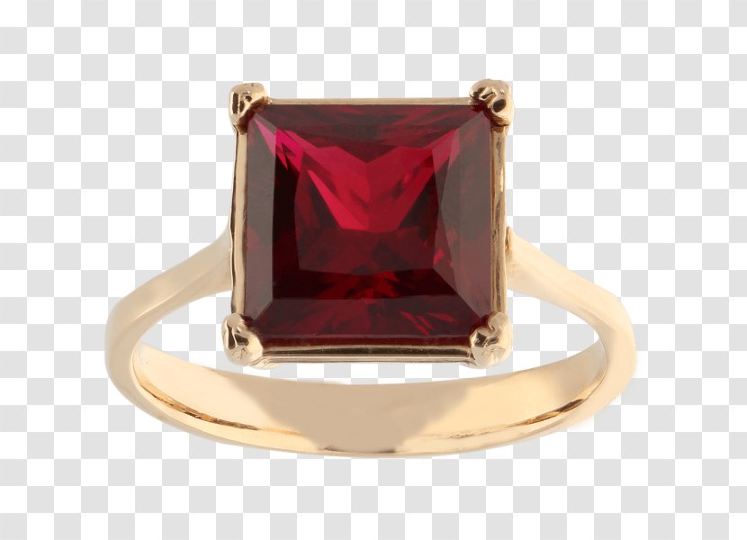 Ruby Earring Gold Jewellery - Ring Transparent PNG