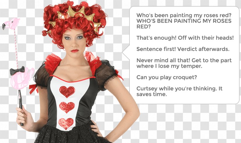 Queen Of Hearts Alice's Adventures In Wonderland Costume Quotation - Finger Transparent PNG