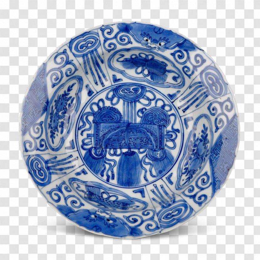 Konya Kültür A.Ş. Plate Ceramic Masnavi Porcelain - Cobalt Blue Transparent PNG