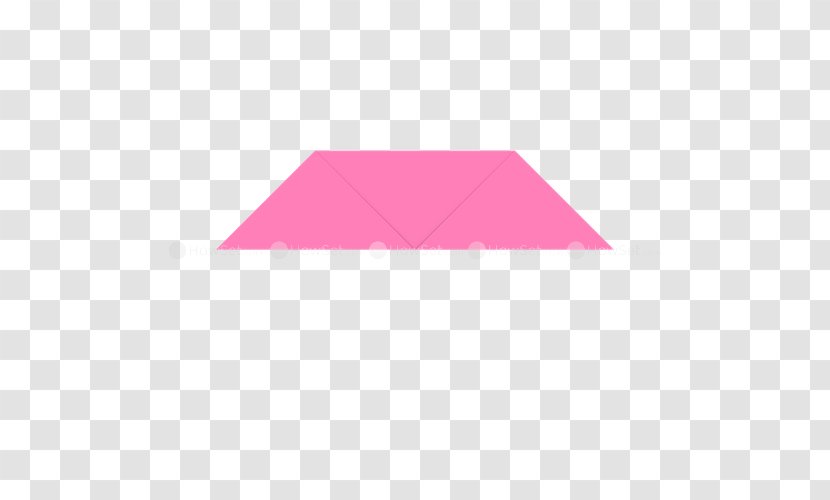 Triangle Magenta Purple Line - Pink - Paper Folding Effect Transparent PNG