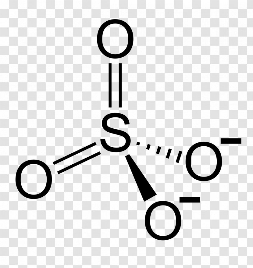 Lead(II) Sulfate Anion Structural Formula Chemistry - Ammonium Iron Transparent PNG