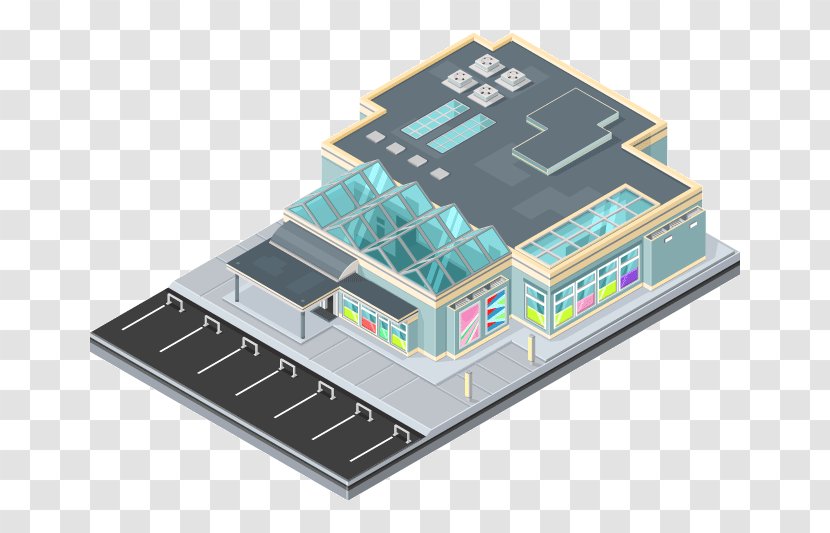 Shopping Centre Stock Photography - Istock - Isometric Projection Transparent PNG