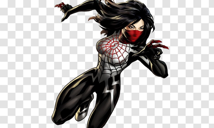 Marvel: Avengers Alliance Spider-Man Spider-Verse Silk Marvel Comics - Superhero - Spider-man Transparent PNG