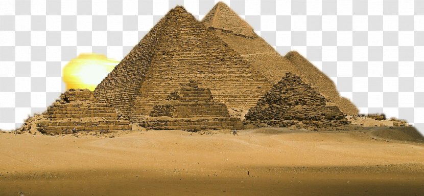 Great Pyramid Of Giza Sphinx Cairo Khafre Egyptian Pyramids Transparent PNG