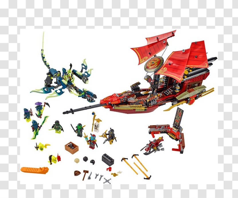 LEGO 70618 THE NINJAGO MOVIE Destiny's Bounty Amazon.com 70738 Final Flight Of - Lego Movie - Ghost Destiny Transparent PNG