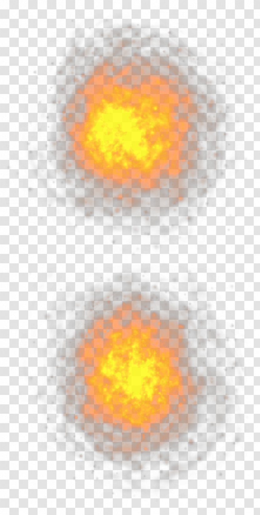 Heat Circle Pattern - Yellow - Fireballs Clipart Picture Transparent PNG