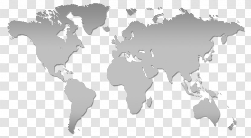 World Map Globe Blank - Technology Transparent PNG