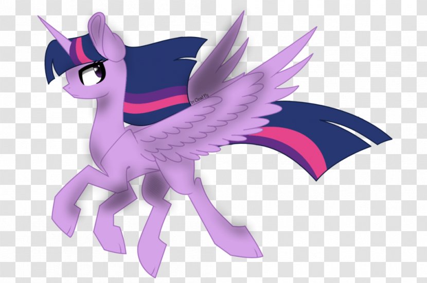 Horse Purple Cartoon Legendary Creature Animal - Yonni Meyer - Twlight Sparkle Flying Transparent PNG