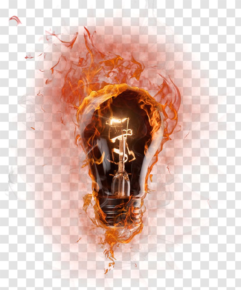 Light Flame - Incandescent Bulb Transparent PNG