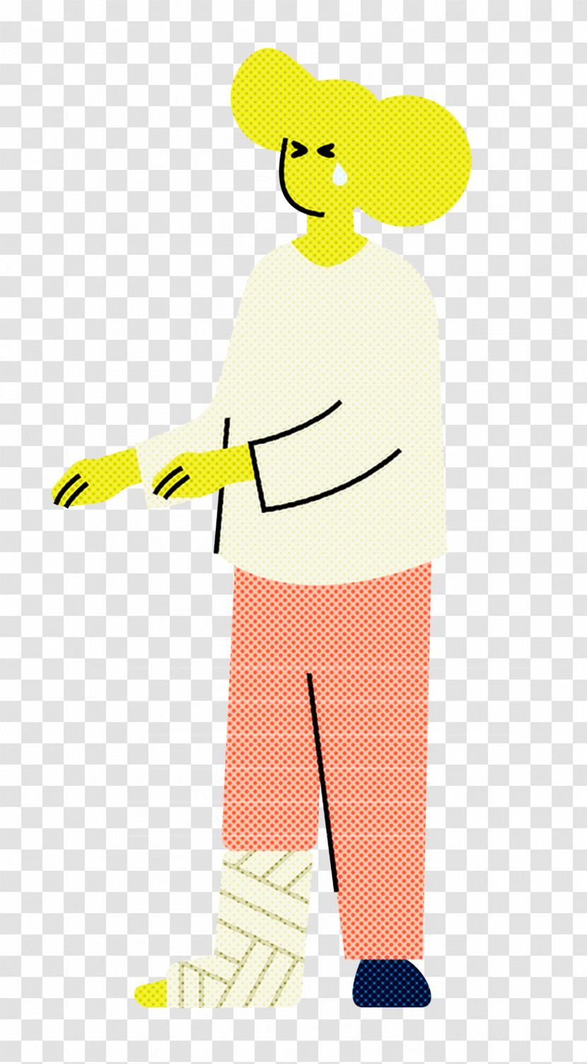Cartoon Yellow Headgear Happiness Pattern Transparent PNG