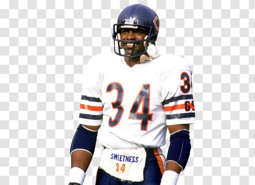 Walter Payton Chicago Bears NFL Super Bowl XX Detroit Lions - Protective Equipment In Gridiron Football Transparent PNG