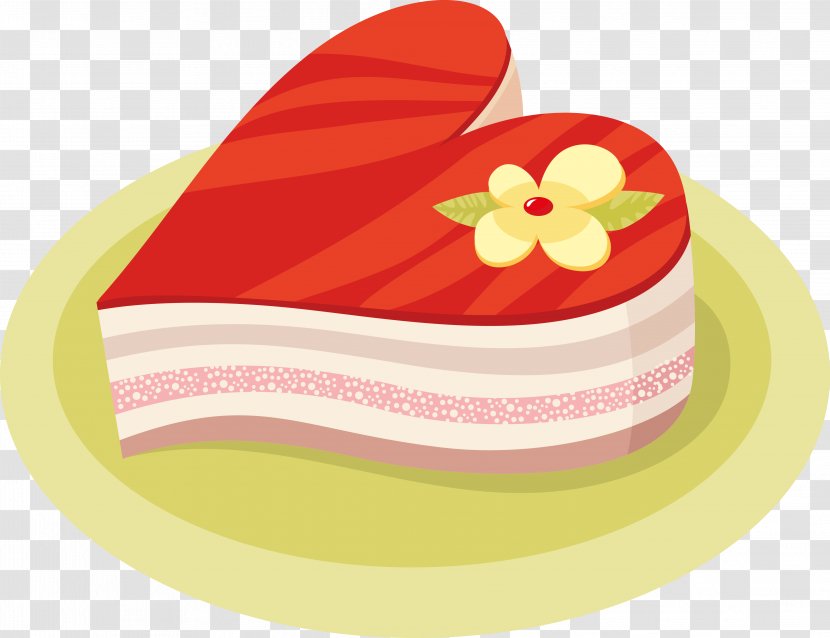 Valentine's Day Birthday Torte Cake - Food - Cakes Transparent PNG