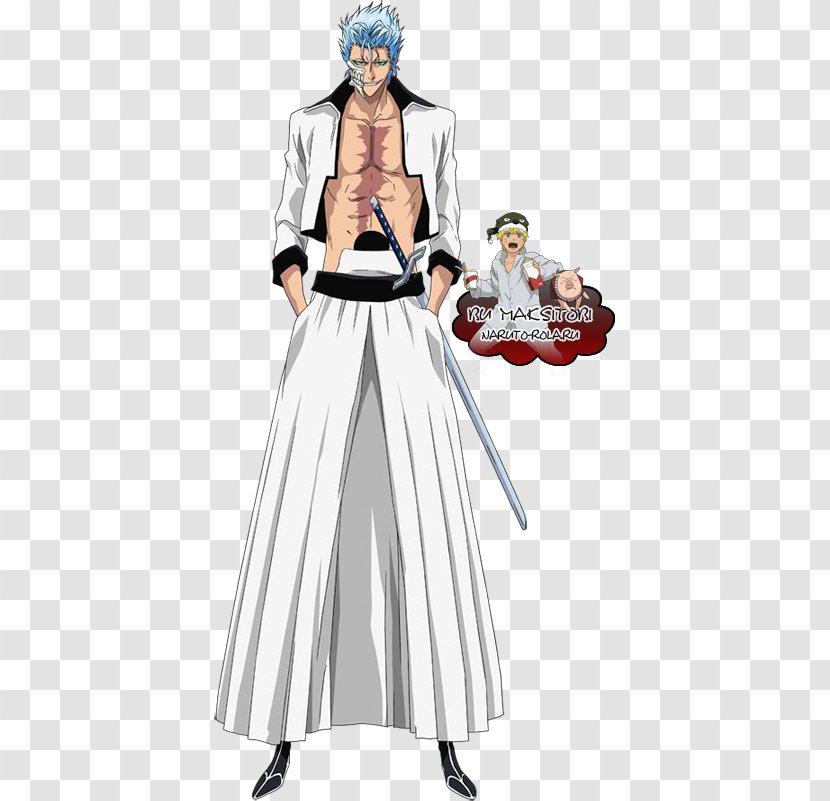 Grimmjow Jaegerjaquez Espada Coyote Stark Costume Cosplay - Cartoon Transparent PNG