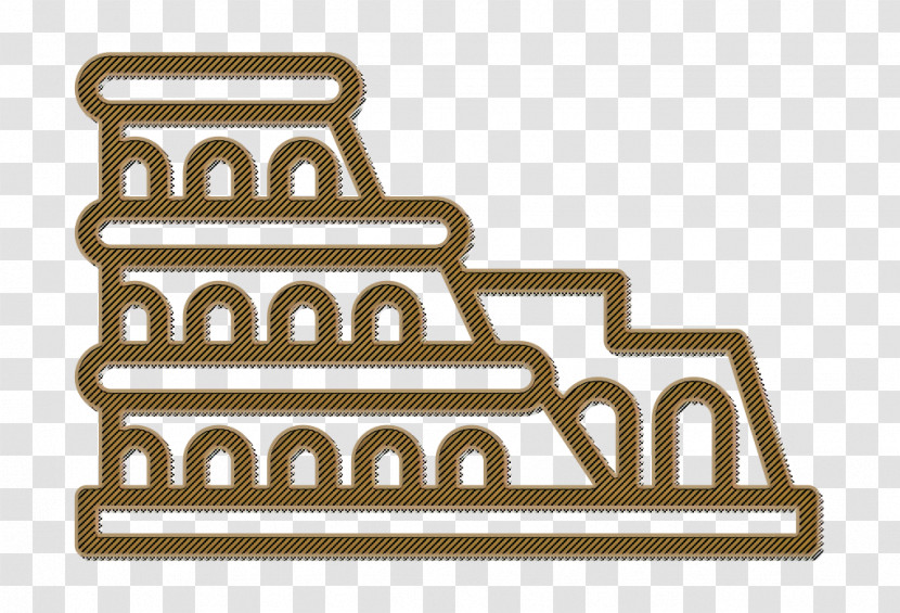 Monuments Icon Colosseum Icon Rome Icon Transparent PNG