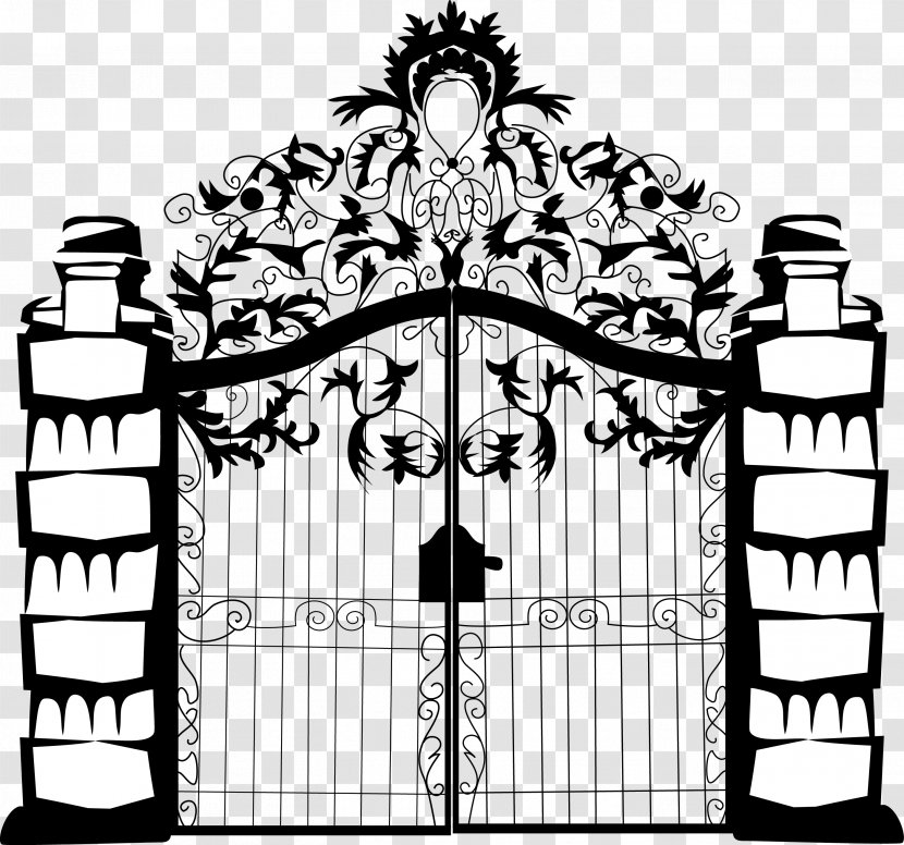 Gate Door Window - Iron - Hand Painted Residential Map Transparent PNG