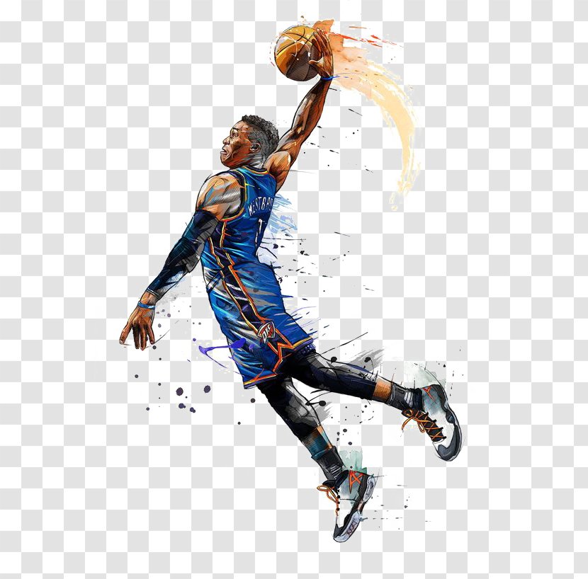 NBA All-Star Game Oklahoma City Thunder Basketball Most Valuable Player Award - Joint - Hand-painted Transparent PNG