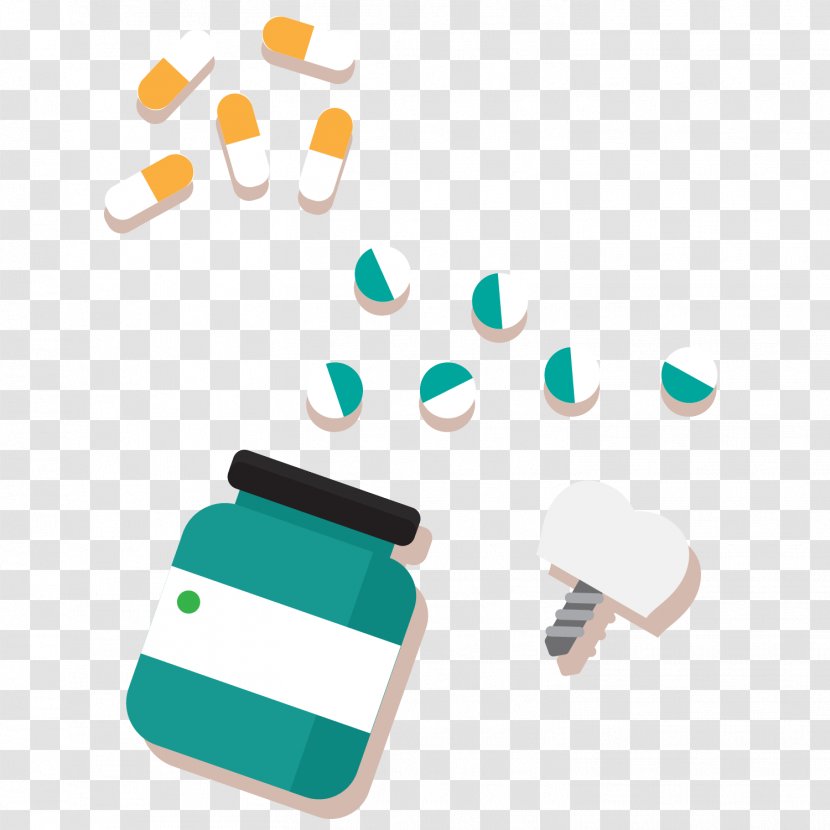Capsule Adobe Illustrator - Vector Cartoon Medical Pills Vial Capsules Transparent PNG