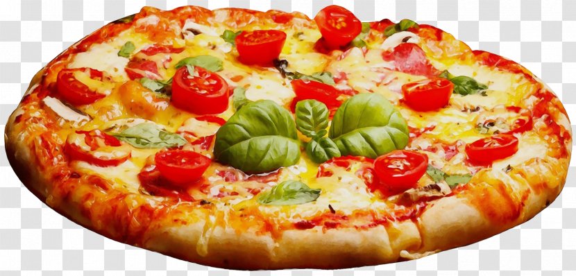 Pizza Margherita - Garnish - Quiche Takeout Food Transparent PNG