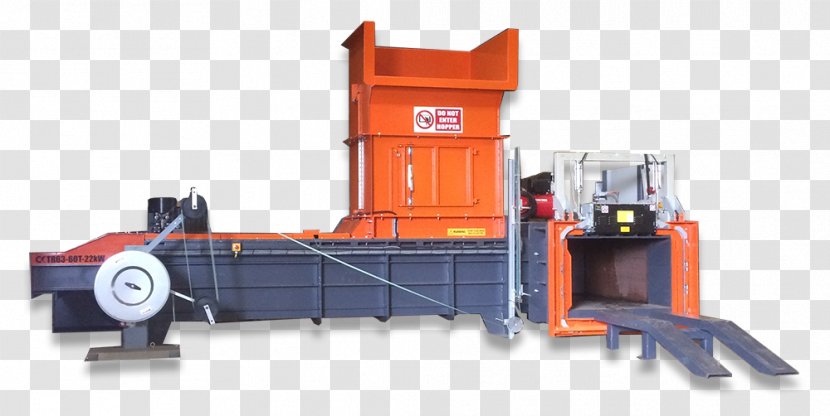 Paper Baler Plastic Materials Recovery Facility Waste - Shredder - Automatic Container Transparent PNG
