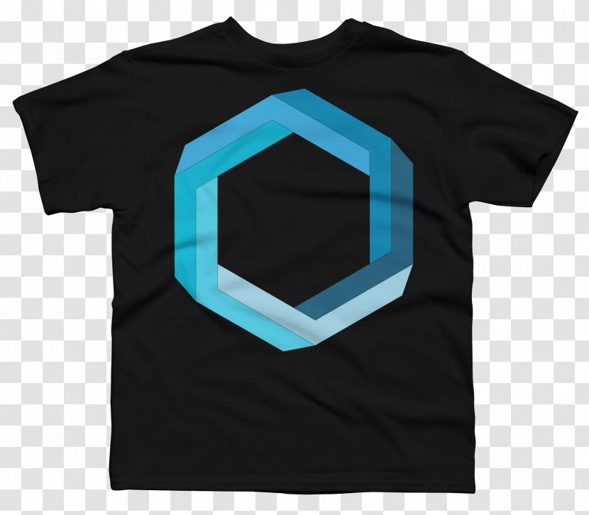 Printed T-shirt Clothing LEGO - Lego Movie - Blue Hexagon Shape Shapes Drawn Transparent PNG