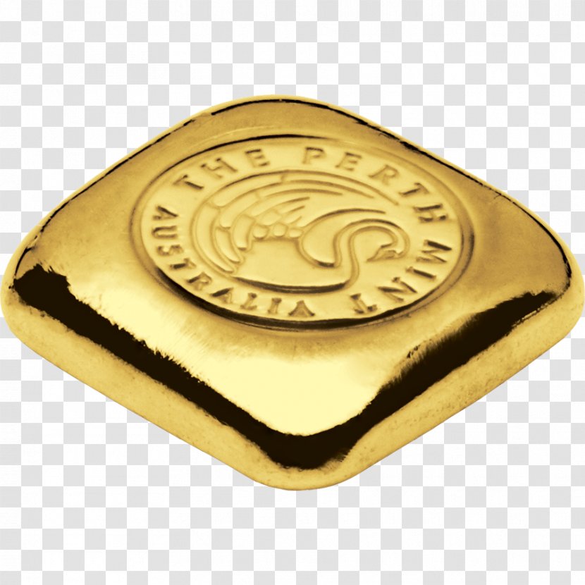 Perth Mint Gold Bar Bullion As An Investment - Brass Transparent PNG