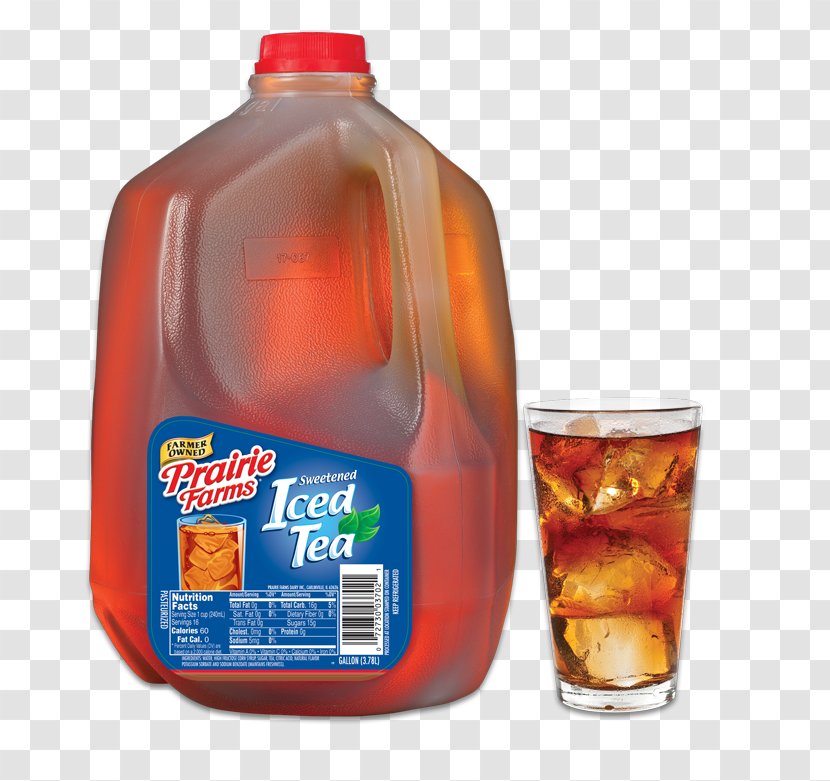 Sweet Tea Iced Milk Prairie Farms Dairy - Gallon Transparent PNG