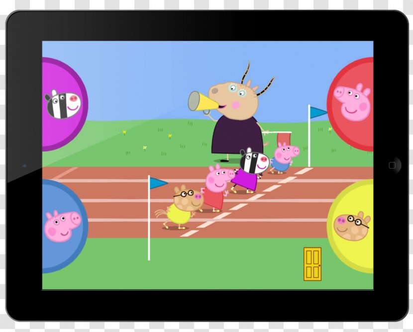 Peppa Pig: Sports Day Game Play & Learn - Apptrailers - ColorsPeppa Transparent PNG