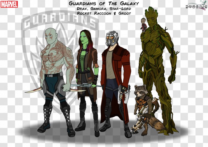 Groot Drax The Destroyer Star-Lord Gamora Character - Chris Pratt Transparent PNG
