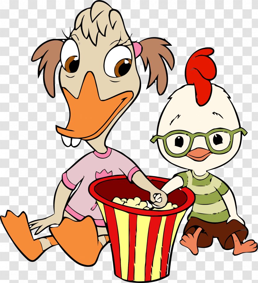 Abby Mallard Foxy Loxy Goosey Loosey Buck Cluck Chicken Little - Beak - Popcorn Transparent PNG
