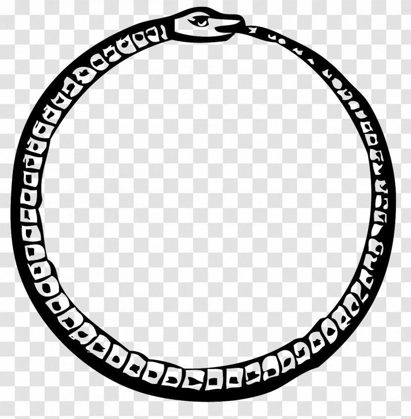 Ouroboros Symbol Serpent Snake Tail - Infinity - Magic Circle Transparent PNG