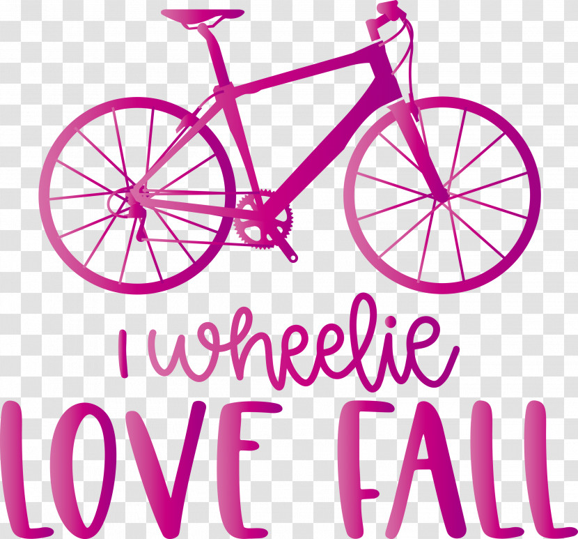 Love Fall Love Autumn I Wheelie Love Fall Transparent PNG