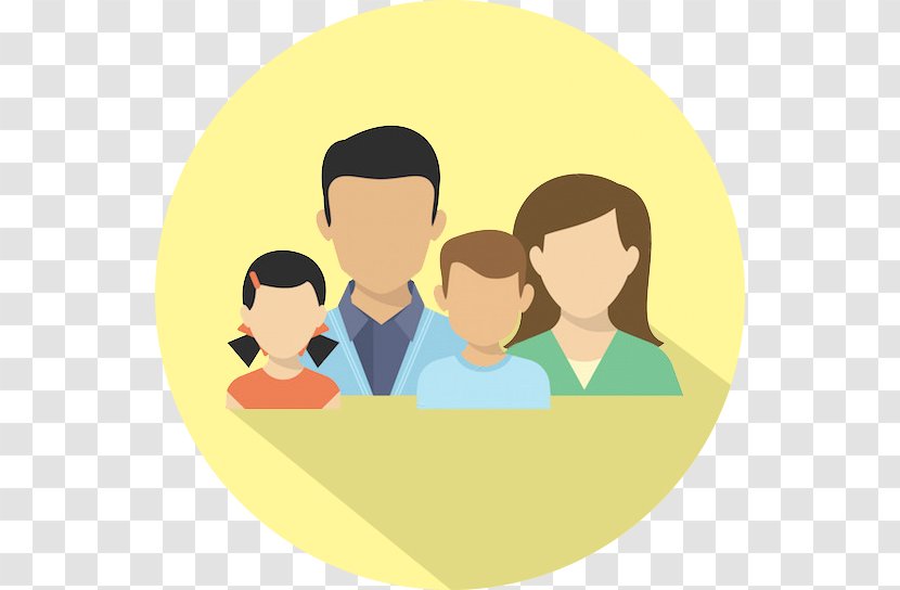 Family Flat Design Transparent PNG