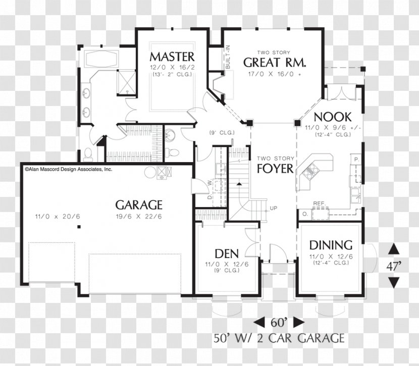 House Plan Blueprint Interior Design Services - Building Transparent PNG